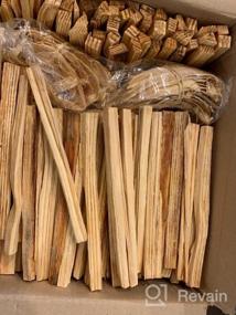 img 5 attached to 250 Natural Firestarter Sticks & 8 Fatwood Shaving Nests For Campfires, Wood Stoves, Charcoal Chimney, Bonfires And Fireplaces - 10 Lbs Box Of Kindling Wood