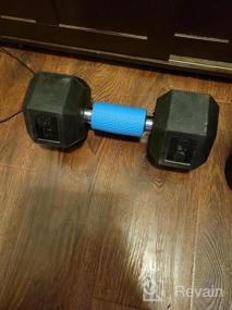 img 6 attached to Enhance Your Weightlifting With Gym Weight Bar Grips For Standard Barbell, Bicep, Pull Up Bar, And More!