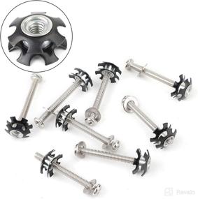 img 2 attached to 🔧 Frezon Set of 8 RV Ladder Repair Kit Nuts: Stainless Steel Bunk Motorhome Parts for Camper Trailers and Coaches