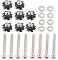 🔧 frezon set of 8 rv ladder repair kit nuts: stainless steel bunk motorhome parts for camper trailers and coaches logo