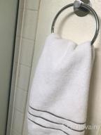 img 1 attached to GERUIKE Adhesive Towel Ring: Self-Adhesive Stainless Steel Rustproof Wall Mounted Bathroom Towel Holder review by James Hardy