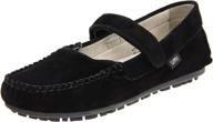 👞 umi moraine uniform moccasin - girls' school uniform shoes logo