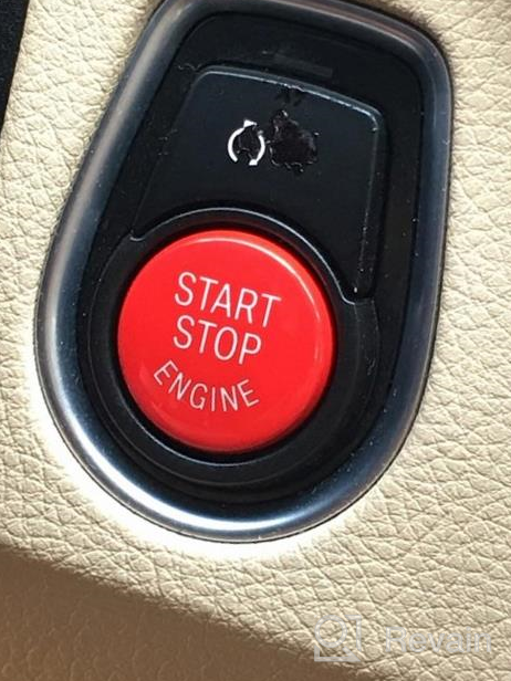 img 1 attached to BMW Engine Ignition Start Stop Button Replacement - Compatible With 1 3 5 6 X1 X3 X5 X6 Series (E81 E90 E91 E60 E63 E84 E83 E70 E71) By Jaronx Sports Red review by Rance Riley