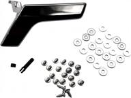 chrome silver interior door handle repair kit for w204 c-class & x204 glk-class (2008-2015) logo