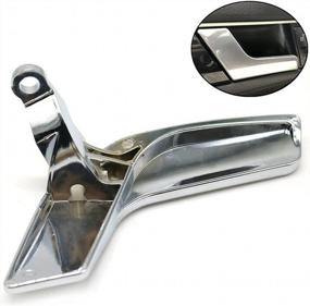 img 1 attached to Chrome Silver Interior Door Handle Repair Kit For W204 C-Class & X204 GLK-Class (2008-2015)