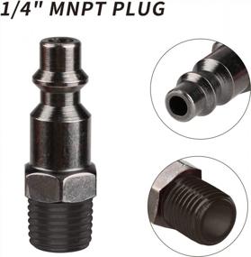 img 3 attached to 4-Way Air Manifold Splitter & Coupler Set - 1/4'' NPT Plug For Industrial Pneumatic Compressors