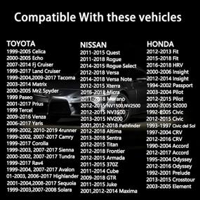 img 1 attached to Highly Secure Locking Gas Cap for Toyota Chevy Silverado 1500 2500 3500 GMC Subaru Honda Nissan Acura Buick Cadillac Infiniti Isuzu Mazda Mitsubishi Scion Suzuki Pontiac Saab Saturn Audi Volvo