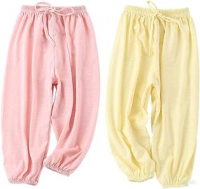 img 4 attached to Bouclede Bloomers Cotton 12M 7T Pink Beige Apparel & Accessories Baby Boys and Clothing