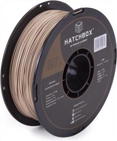 img 4 attached to HATCHBOX 3D Printer Filament - 1Kg Spool, 1.75Mm Wood Filament With +/- 0.03Mm Dimensional Accuracy