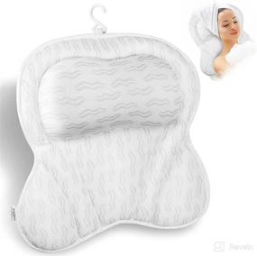 img 4 attached to 🛁 Safeguard Your Comfort with Bathtub Anti-Slip Suction Pillows Support