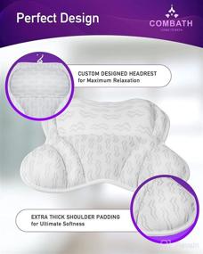 img 2 attached to 🛁 Safeguard Your Comfort with Bathtub Anti-Slip Suction Pillows Support