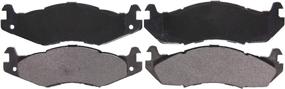 img 4 attached to 🚗 Wagner QuickStop ZX203 Semi-Metallic Brake Pad Set