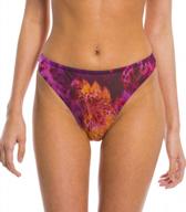 get sun-kissed in style with kiniki's amalfi purple tan-through bikini thong bottom logo