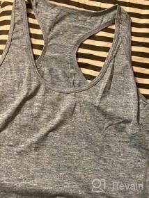 img 5 attached to Get Fit In Style: 4 Pack Vislivin Women'S Racerback Athletic Tank Tops For Running, Exercise, And Gym