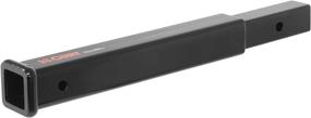 img 4 attached to 🚚 CURT 45796: 18-Inch Long Trailer Hitch Extension for 2-Inch Receiver, 3,500 lbs - Black (Highly Effective & Reliable)