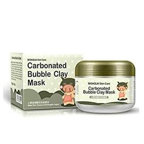 img 2 attached to Carbonated Bubble Clay Piggy Mask By BIOAQUA: Deep Cleansing And Nourishing Plant Extract Formula, Generates Abundant Foam For Clear And Rejuvenated Skin