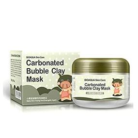 img 1 attached to Carbonated Bubble Clay Piggy Mask By BIOAQUA: Deep Cleansing And Nourishing Plant Extract Formula, Generates Abundant Foam For Clear And Rejuvenated Skin
