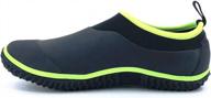 men's and women's waterproof neoprene garden shoes for camping, lawn care, gardening & yard work | sylphid booties logo