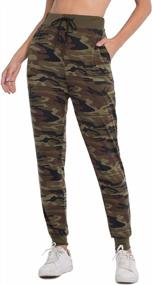 img 4 attached to JTANIB Joggers Pants For Women, Active Lounge Drawstring Waist Yoga Sweatpants With Pockets