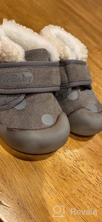 img 1 attached to Stylish and Secure Z T FUTURE Fleece Anti Slip Toddler Sneakers for Boys review by Kevin Lawson