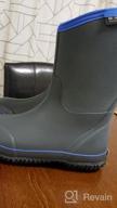 img 1 attached to MCIKCC Waterproof Rubber Boys' Boots - Choose from Multiple Options! review by Kyle Whitehead