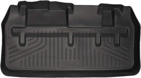 img 4 attached to 🚗 Husky Liners Weatherbeater Series Cargo Liner for 2011-2020 Toyota Sienna (No Power Folding 3rd Row Seats) - Black, 1 Piece