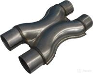 🔧 jones exhaust performance x pipe - 2.5 inch diameter, 4 inches length, 15 inches overall length logo