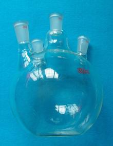 img 3 attached to Deschem 3L Four Neck Flat Bottom Glass Flask, 3000Ml Capacity With 24/40 Joint, Ideal For Laboratory Use.