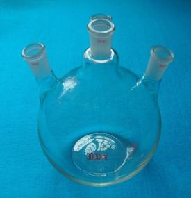 img 2 attached to Deschem 3L Four Neck Flat Bottom Glass Flask, 3000Ml Capacity With 24/40 Joint, Ideal For Laboratory Use.