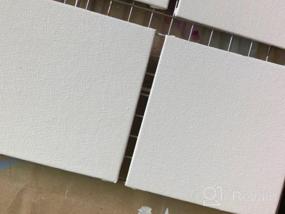 img 5 attached to 12 пустых белых холщовых досок Artlicious 5X5 дюймов для масляной, акриловой и акварельной живописи