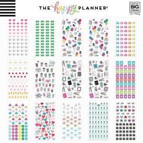 img 2 attached to 📆 me &amp; my BIG ideas Sticker Value Pack for Mini Planner - The Happy Planner Scrapbooking Supplies - Icons Theme - Multi-Color &amp; Gold Foil - Ideal for Projects &amp; Albums - 30 Sheets, 1508 Stickers Total