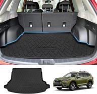 all-weather tpo rear trunk mat for subaru forester 2022-2019 (no subwoofer models) logo