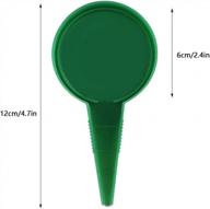 effortlessly sow your garden with mumusuki's 2pcs seed dispenser hand tool - 5 dial settings for perfect planting! logo