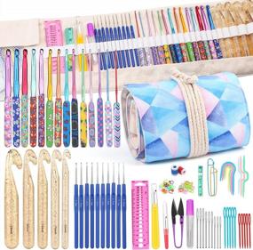 img 4 attached to All-In-One Ergonomic Crochet Hook Kit With 116 Pieces And Storage Bag - Perfect For Beginners And Pros Alike!