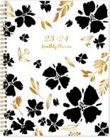 2023-2024 monthly planner with tabs and pocket - ideal calendar planner for january 2023 to june 2024 logo