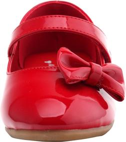 img 1 attached to 🩰 LONSOEN Little Ballet Toddler KFL660 Girls' Shoes - Flats: Comfortable and Stylish Footwear for Your Little Ballerina!