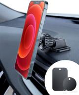 magnetic car phone holder mount – the perfect solution for securely mounting iphones/samsung smartphones & tablets in cars логотип