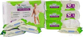 img 4 attached to Happy Little Camper Absorbent Hypoallergenic Diapering - Disposable Diapers