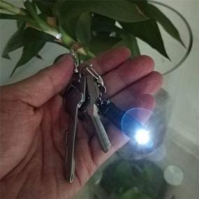 img 2 attached to Tiny But Mighty: Small Keychain Flashlight For Everyday Carry And Emergency Situations (2 Pack)
