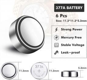 img 2 attached to Watch Battery Replacement Tool Kit, Cridoz Watch Back Remover Tools With Watch Opener, Watch Holder, Watch Screwdrivers, 377 Watch Batteries And Instruction Manual For Watch Repair And Battery Replace