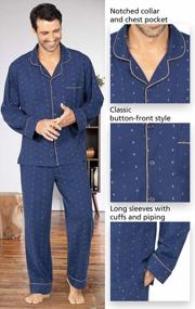 img 1 attached to 100% Cotton Mens Pajamas Sets - Shop PajamaGram'S Classic Collection!