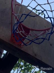 img 5 attached to Замена баскетбольной сетки Goplus, 18-дюймовое портативное баскетбольное кольцо, настенная дверь, установленная в помещении, на открытом воздухе, висит снаружи