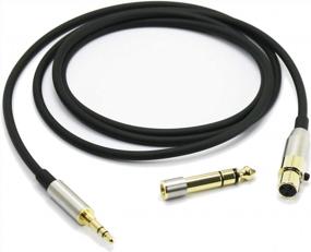 img 3 attached to NewFantasia Replacement Audio Upgrade Cable Compatible With AKG K240, K240S, K240MK II, Q701, K702, K141, K171, K181, K271S, K271 MKII, M220, Pioneer HDJ-2000 Headphones 1.5Meters/4.9Feet