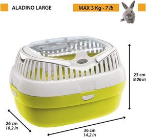 img 3 attached to Ferplast Aladino Rabbit Carrier Fucsia