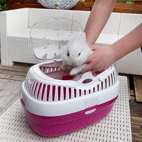 img 1 attached to Ferplast Aladino Rabbit Carrier Fucsia