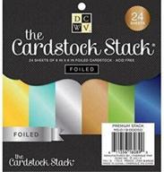 diecuts with a view ms019050 specialty stack, 6x6 foiled, 24-pack logo