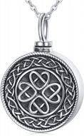 ожерелье урны кепсаке ювелирных изделий кремации стерлингового серебра 925 пробы для мемориала женщин золы логотип