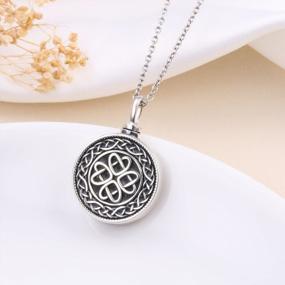 img 1 attached to 925 Sterling Silver Cremation Jewelry Keepsake Urn Necklace For Ashes Women Memorial