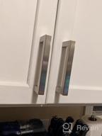 img 1 attached to 25 Pack 5 Inch Brushed Nickel Square Cabinet Pulls - Modern Stainless Steel Kitchen Drawer & Cupboard Handles By Homdiy review by Logan Barela