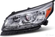 🚘 2013-2015 chevy malibu left headlight assembly - chrome housing driver side front light логотип